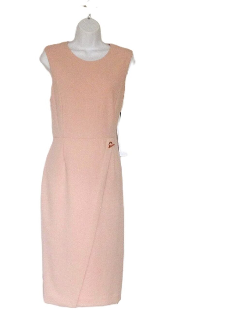 Adrienne Vittadini Studio Sleeveless Dress fully lined New pink size 12
